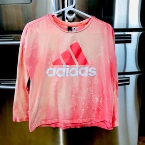 Adidas pink long sleeve